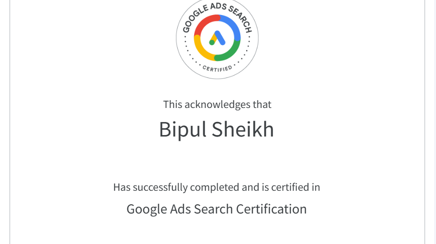 Google Skillshop Certified